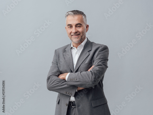 Confident businessman portrait