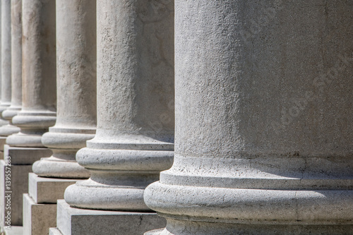 detailed view of the peristyle