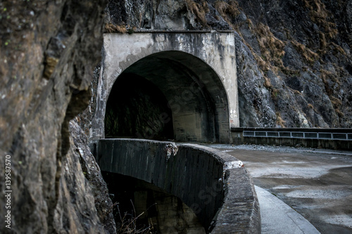 Tunnel in the montain