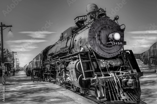 Locomotive cool burning 1030's vintage transported freight and passengers from mid 1920's to 1935 in the southwest.