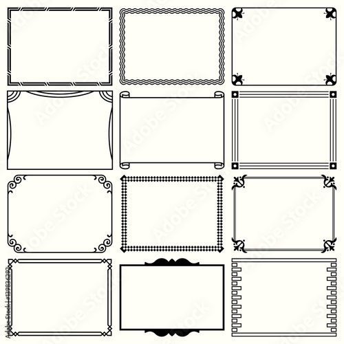 Decorative simple frames