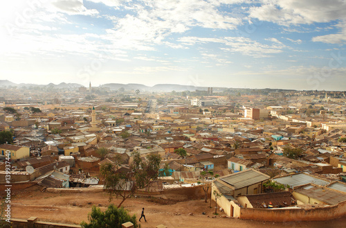 Asmara - the capital city and largest settlement in Eritrea 