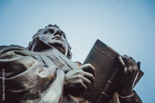 Martin Luther Statue auf dem Anger Erfurt