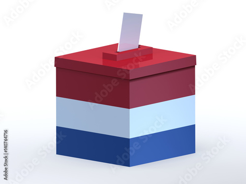 Dutch election ballot box