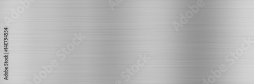 Large metal banner gray background