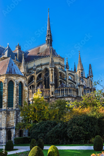 Notre-Dame de Reims cathedral (Our Lady of Reims, 1275). France.