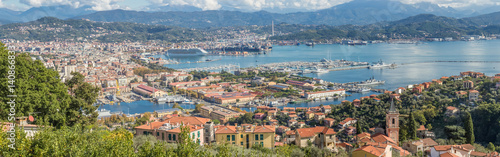 panorama de la Spezia, ville, port et arsenal de Ligurie, Italie