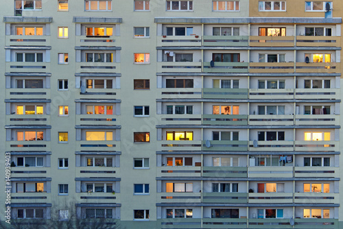 Apartment building.