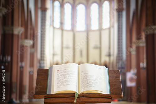 Missal in a church