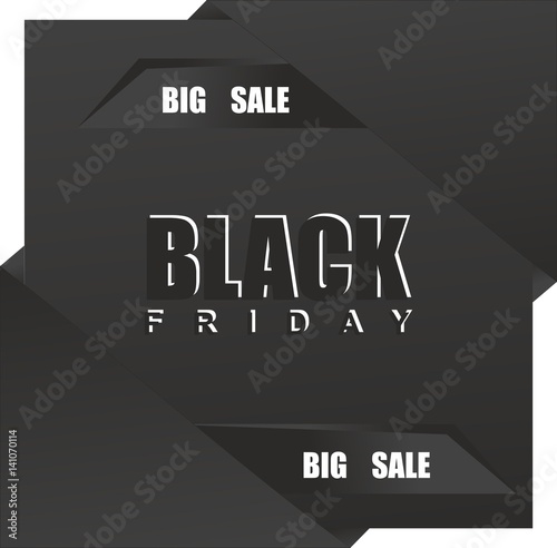 Black Friday sale banner - discount.