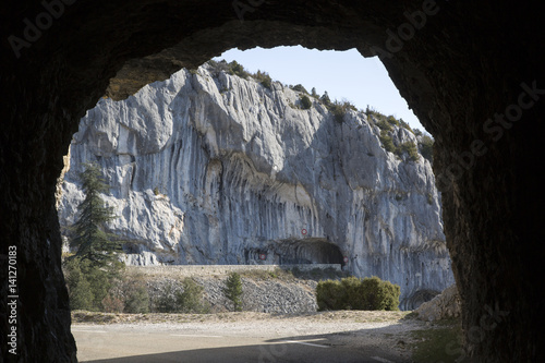 Gorges de la Nesque Canyon Road in Provence, France