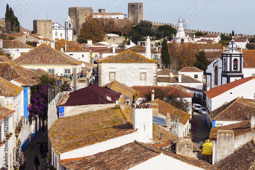 Old Town in Obidos, Portugal