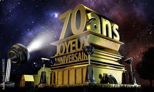 70 ans joyeux anniversaire