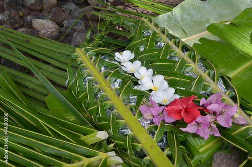 Fijian food Lovo in Fiji Islands