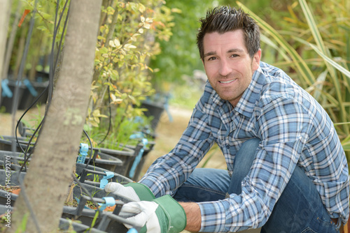 Portrait of horticulturist