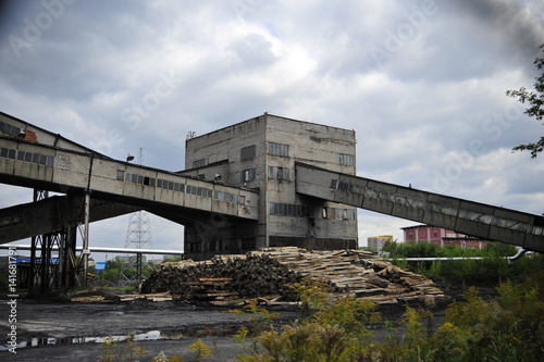 Closed coal mine Paryz in Dabrowa Gornicza, Poland.
