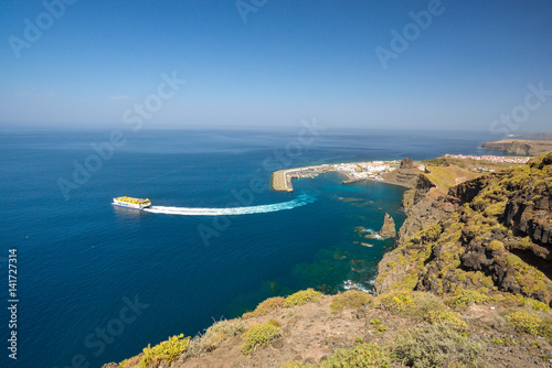 The port of Puerto de Las Nieves, Gran Canaria 