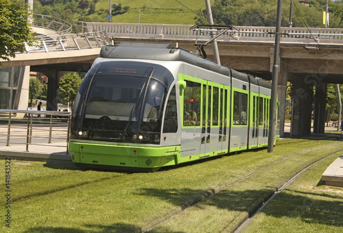 Tram. Bilbao, Euskadi, Spain. Basque Country