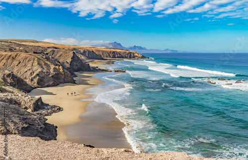 Atlantik Traumbucht an der Westküste von Fuerteventura Playa del Viejo Rey / Spanien