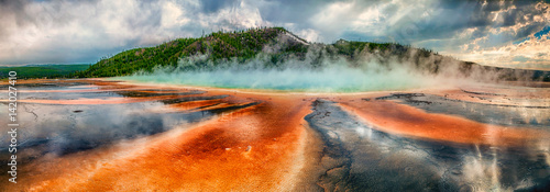 Prismatic Spring at Yellowstone National Park