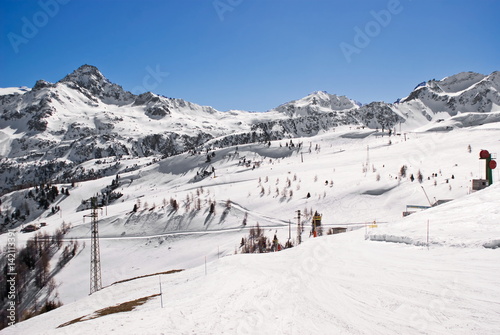 Alpine winter landscape