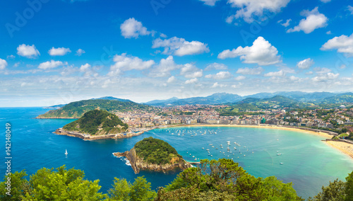 Panoramic view of San Sebastian