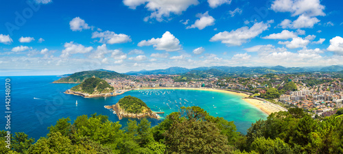 Panoramic view of San Sebastian