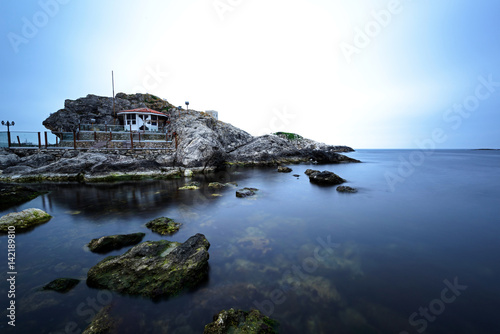 The appearance of the coast of Black Sea from Şile district of Istanbul