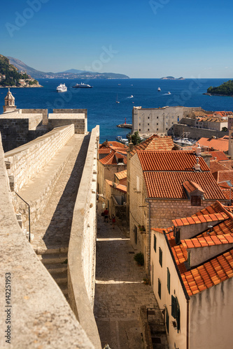 Dubrovnik view from City Walls 
