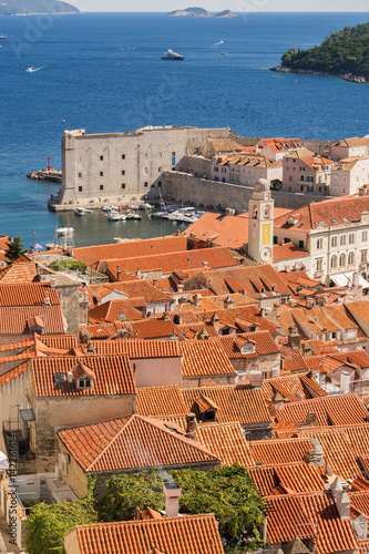 Old Town Dubrovnik view from City Walls 