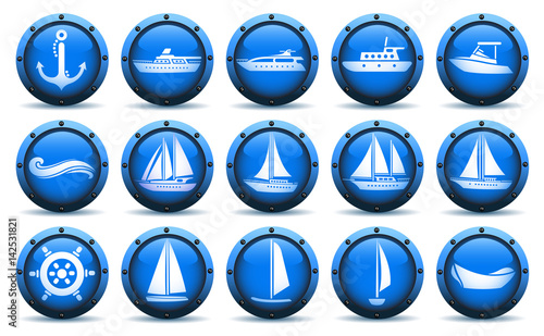 nautical vessel icons