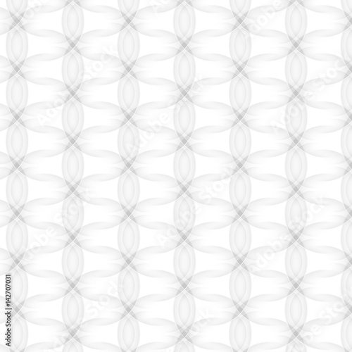 Vector abstract pattern seamless. white texture. floral row flower zigzag.