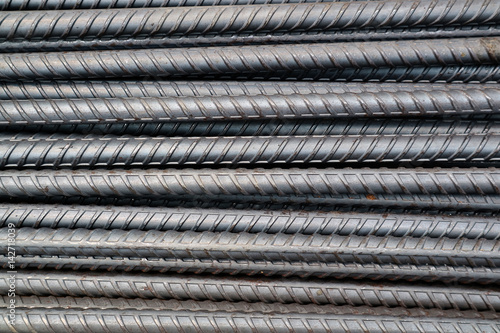 Closeup rebar steel