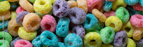 Banner of Colorful Cereal