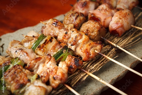 assorted skewers