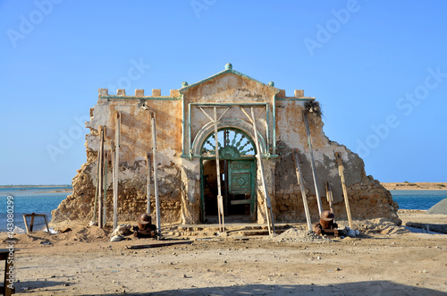 Suakin - old ruined turkish harbour in Sudan 