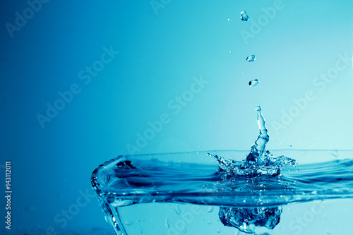 water background / Water is a polar inorganic compound that is at room temperature a tasteless and odorless liquid, nearly colorless with a hint of blue.