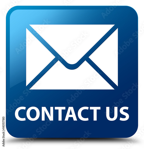 Contact us (email icon) blue square button