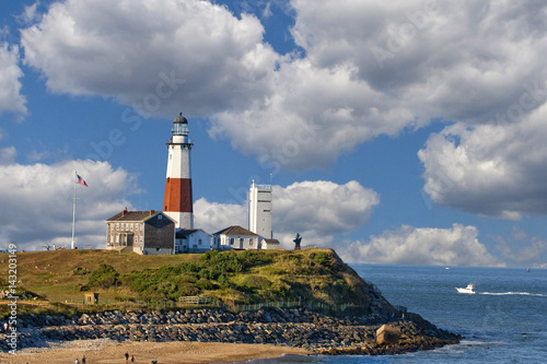 Lighthouse at Montauk Point. Long Island. NewYork