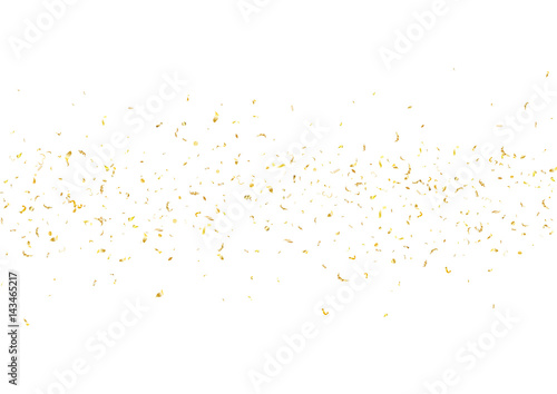 Abstract background with flying subtle golden confetti.