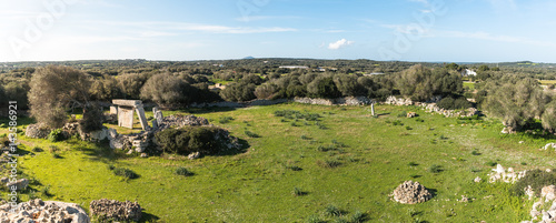 Prehistoric settlement in Menorca, Spain