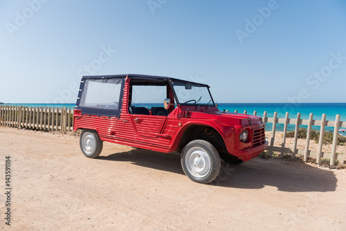 Vintage car, Formentera. Spain