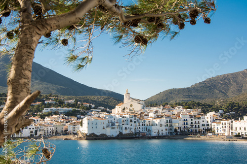 Cadaqués village by the mediterranean sea, Costa Brava, Catalonia, Spain