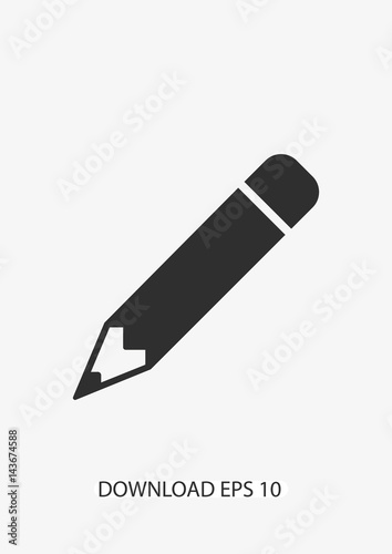 Pencil icon, Vector