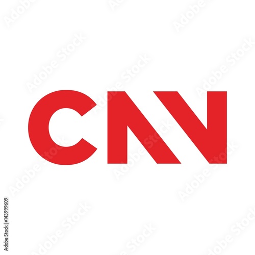 letter c and n logo vector.