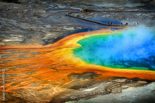 Grand Prismatic Pool at Yellowstone National Park
