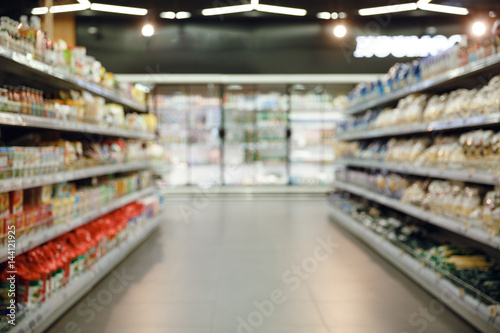 Supermarket interior