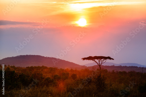 Sunset in Nyika National Park - Malawi