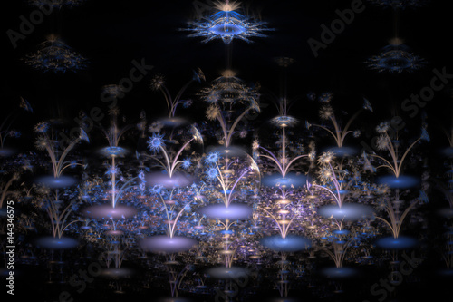 the fractal alien flowers