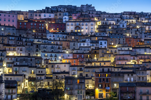 Calitri al Crepuscolo (Avellino)